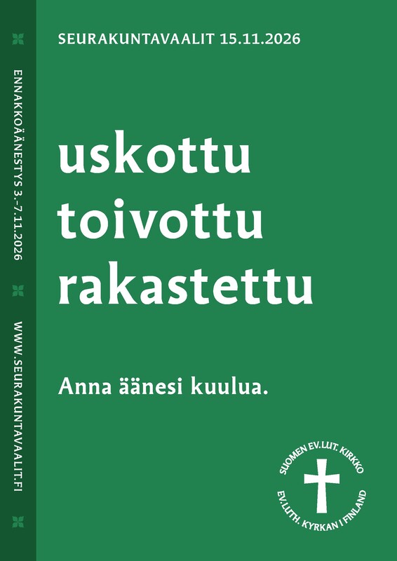 Kuva kehotus äänestämään