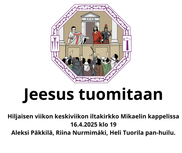 Sanajumalanpalvelus Keskiviikon tunnuskuva