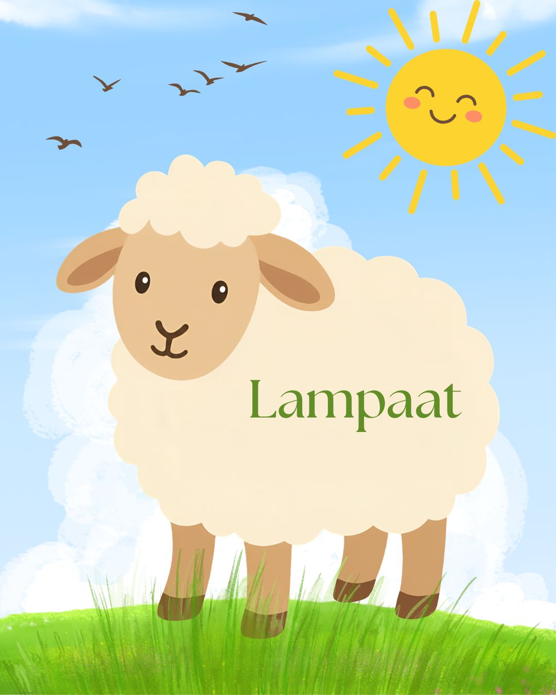 Lammas kesäisessä maisemassa