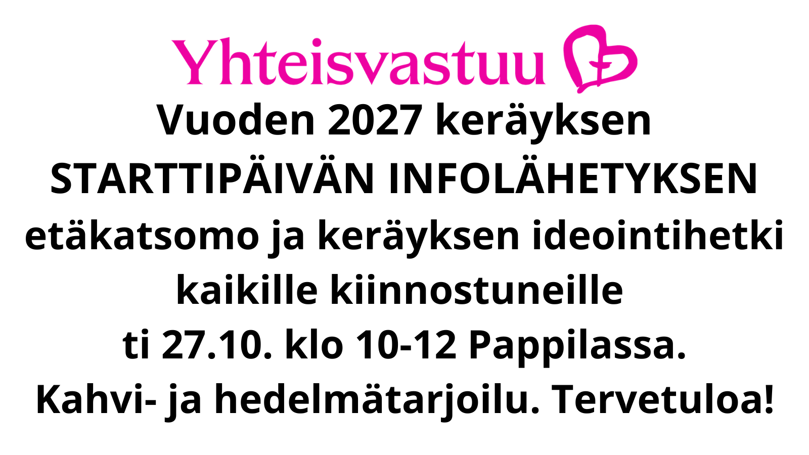 Tapahtuman mainoskuva.