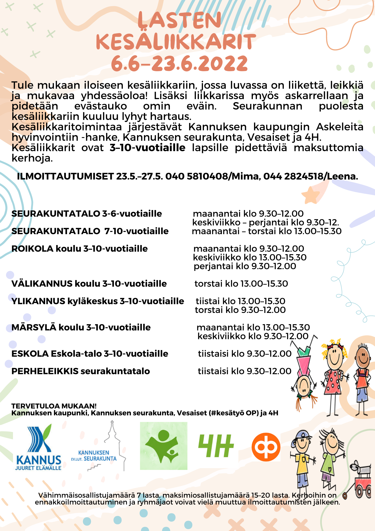 Mainos, jossa tekstiä.