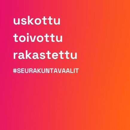 teksti: uskottu, toivottu, rakastettu